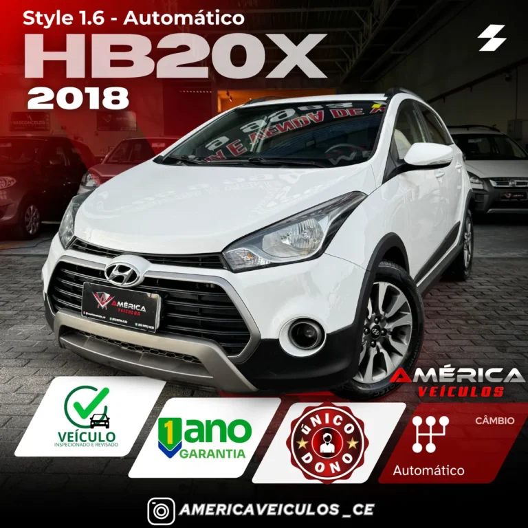 HB20X 2018 – Style 1.6 – Automático