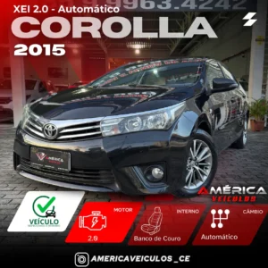Corolla 2015 – XEI 2.0 – aceitamos trocas