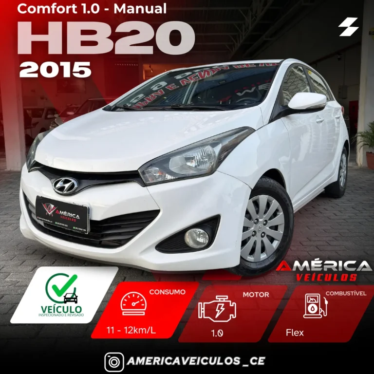 HB20 2015 – Comfort – Aceitamos troc